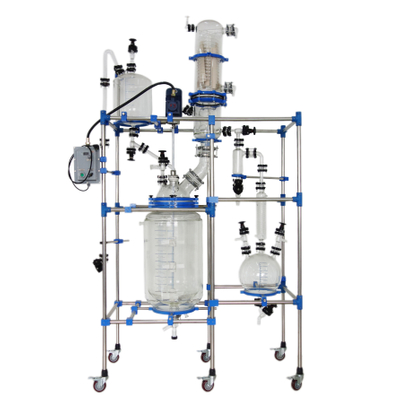100l glass reactor Chemical multifunctional Glass Reactor